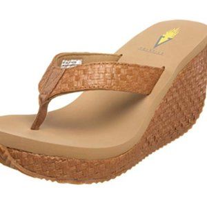 Volatile Wedge Thong Sandals